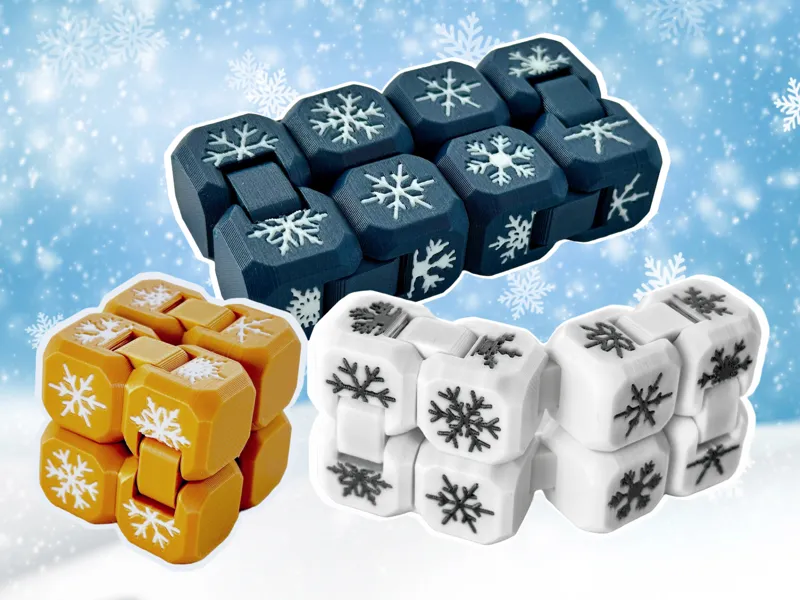 Fidget Cube: Snowflakes