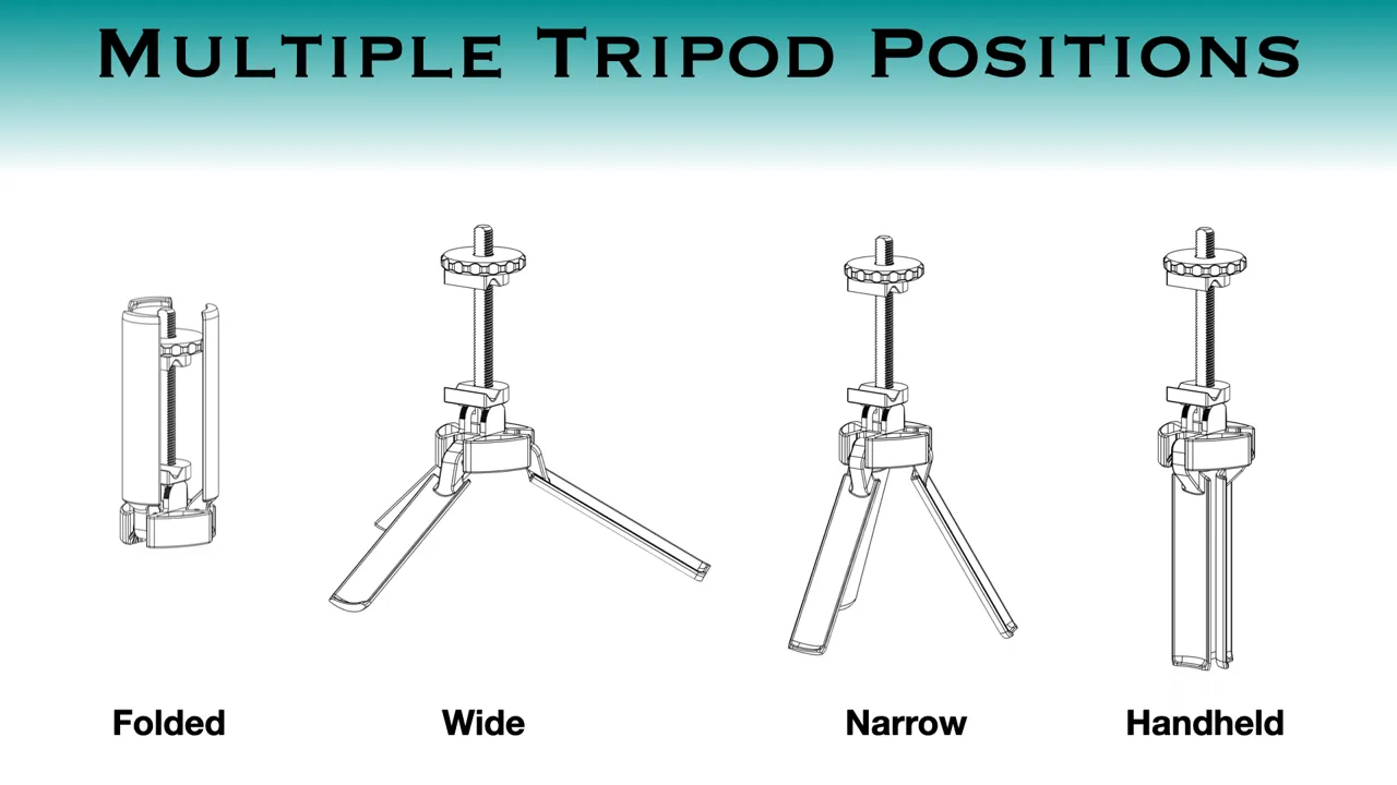 Folding Phone Tripod | 100% Printed (2026 Update!) view 2