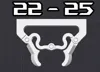 Standard - 22 < 25mm