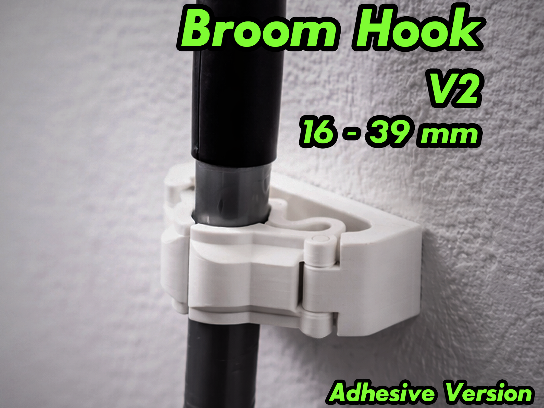 broom hook V2 Print-in-Place