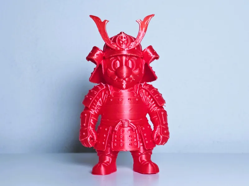 Super Mario samurai figure
