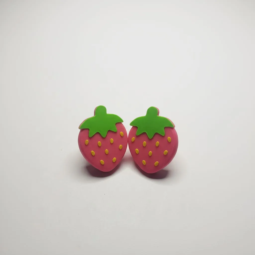 Pendientes fresas view 2