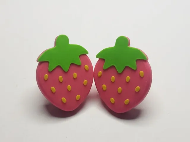 Pendientes fresas