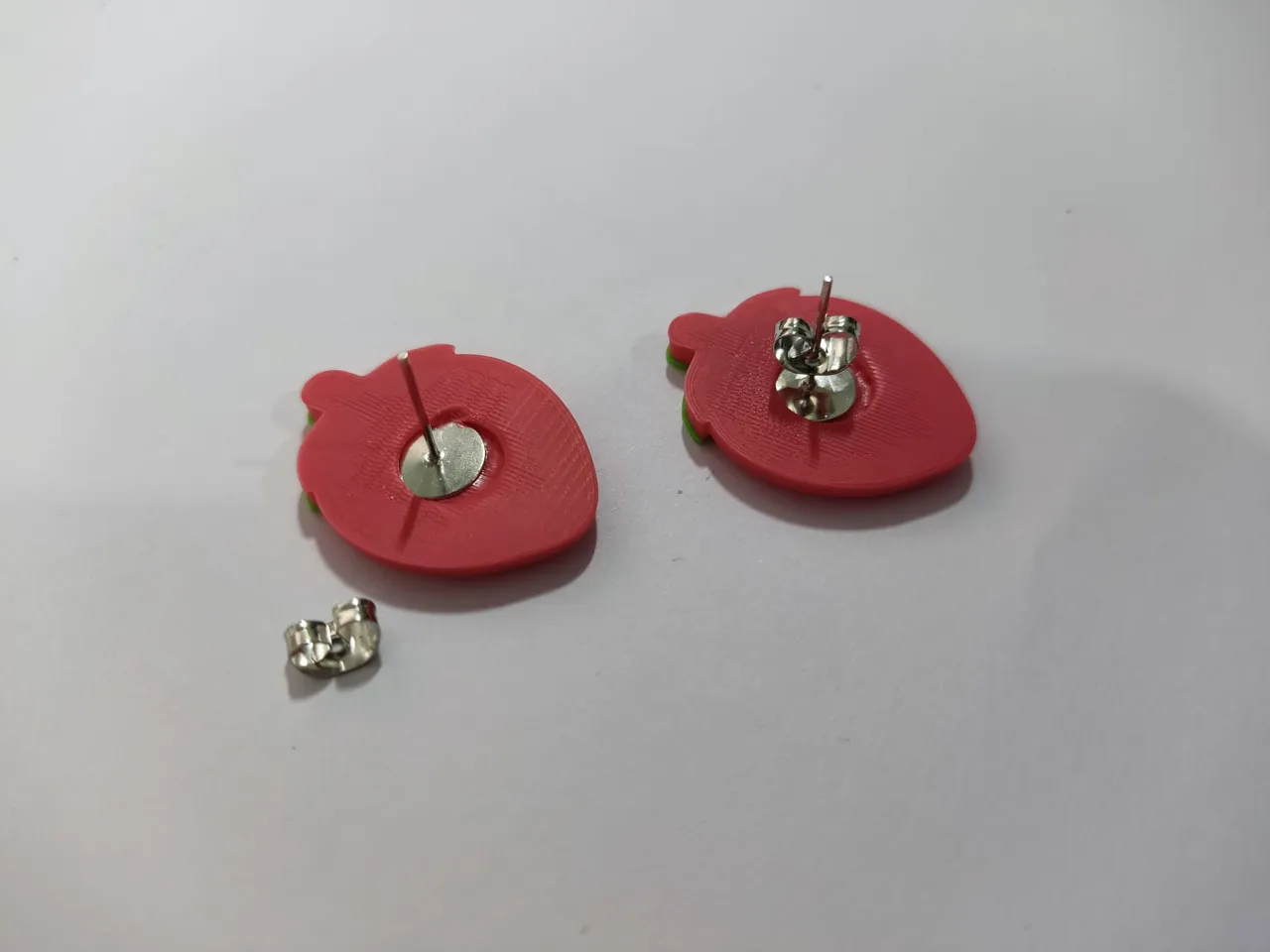 Pendientes fresas view 3