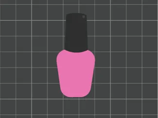 Nails shop Keychain