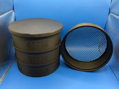 Sifter Pan Set 3mm, 4mm, 5mm  Hole Sizes