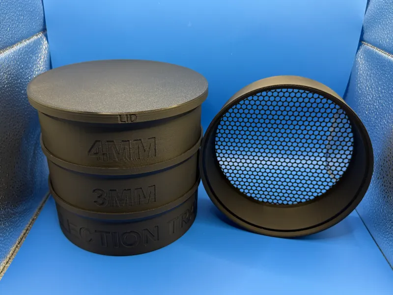 Sifter Pan Set 3mm, 4mm, 5mm Hole Sizes