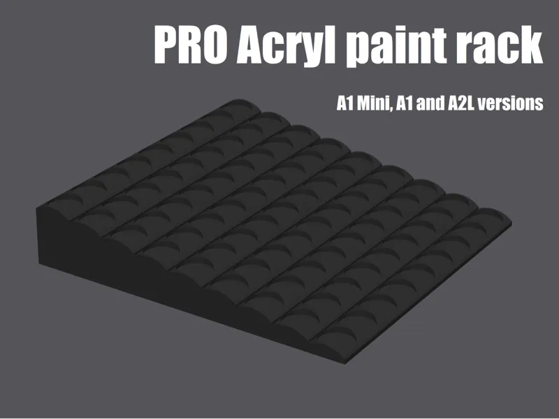 Pro Acryl Paint Rack (desktop)