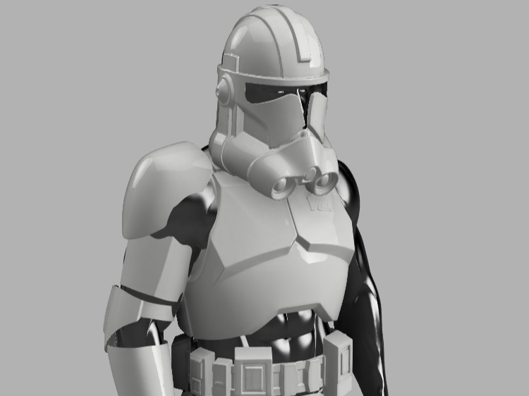 Wearable Phase II Clone Trooper Armor. Star Wars