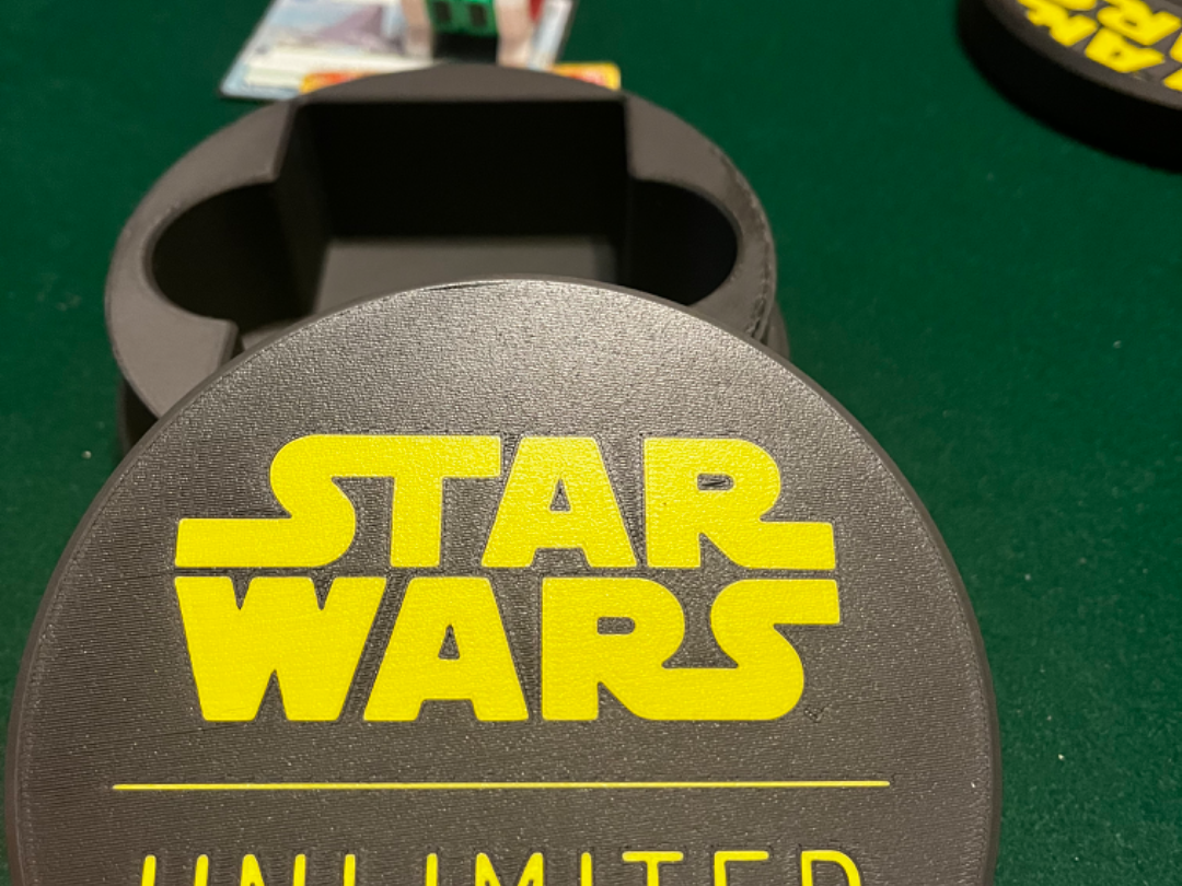 Star Wars Unlimited Round Deck Box Logo on Top