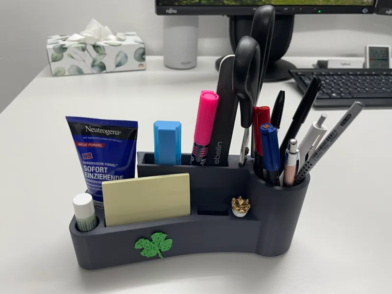 Büro Organizer, Zettel und Stifte Box