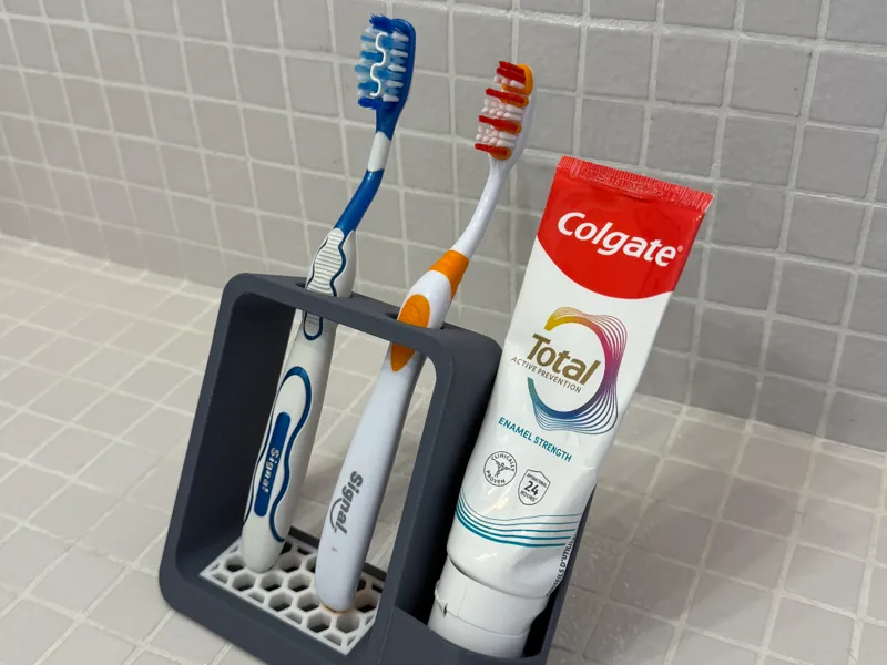 Angled Toothbrush Holder