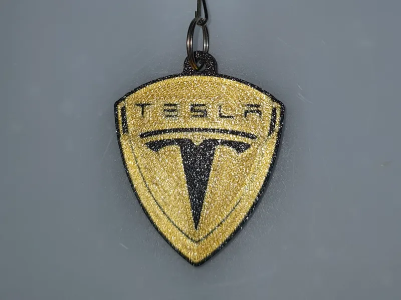 TESLA auto Keychain