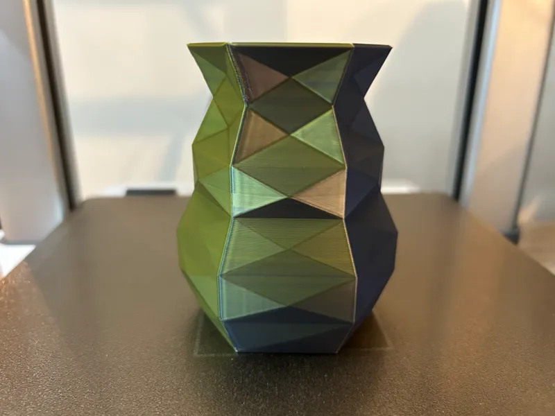 Vase hexagon