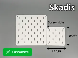 Skadis洞洞板（可定制尺寸）