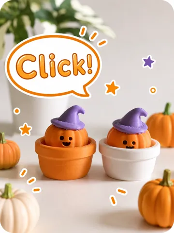 Objeto manipulable: Pumpkin Witch Clicker — vista de referencia 2