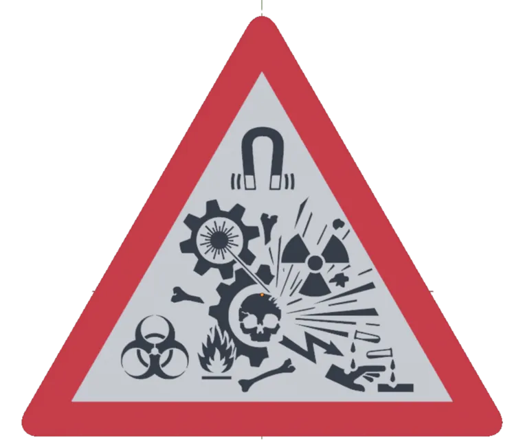 Multi-hazard sign by R2 - MakerWorld