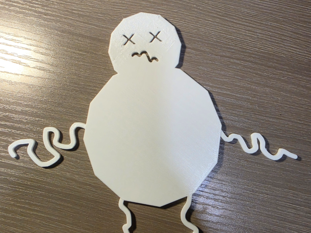 squashed guy coaster