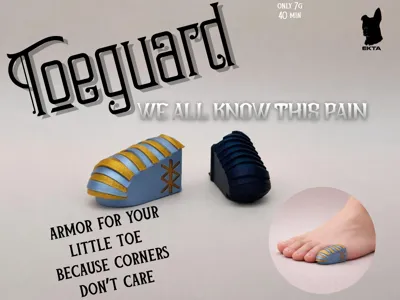ToeGuard Armor - Stubbing your toe will never hurt