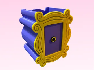 Friends-style Picture Frame Cup Holder