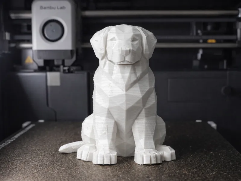 Low Poly Golden Retriever