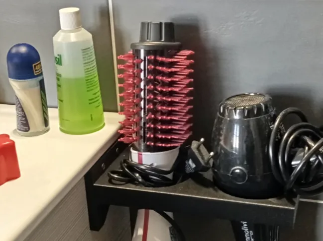 Double hairdryer holder