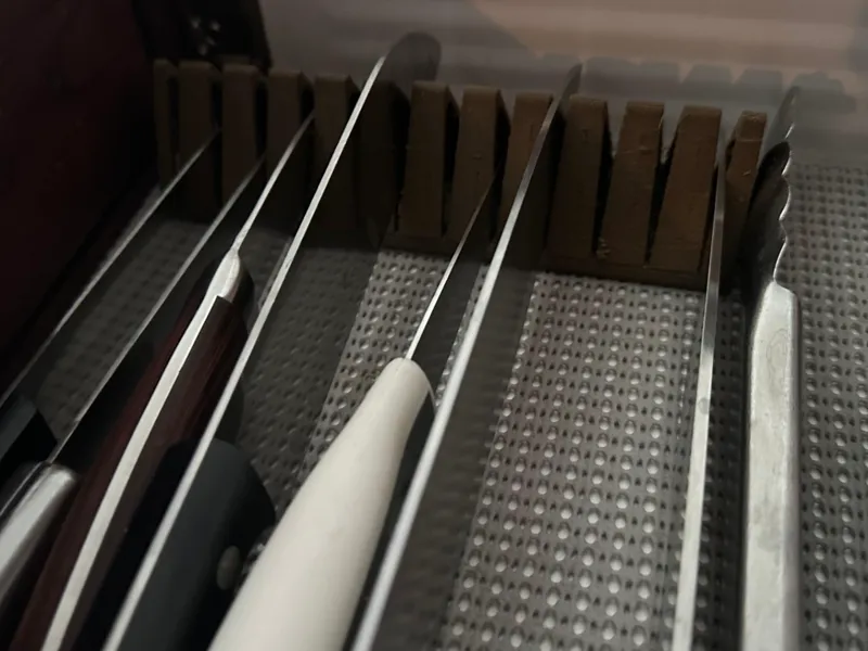 Knife Holder in drawer by Barba Productions