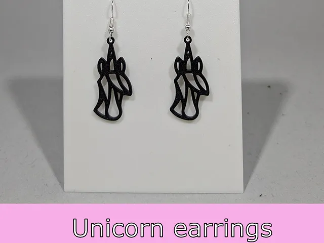 Unicorn earrings