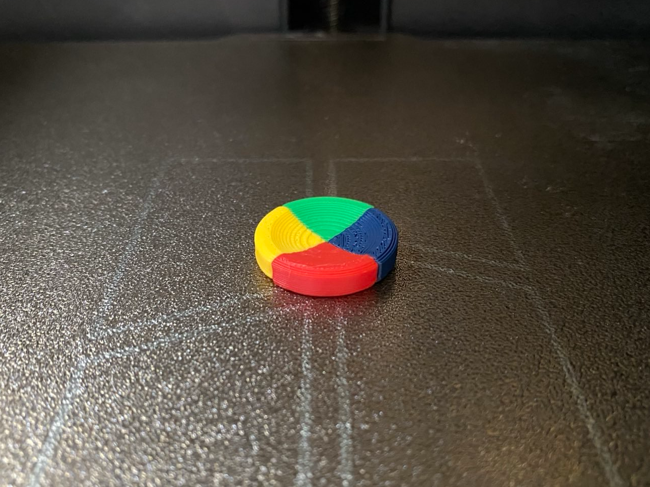 4 color test print