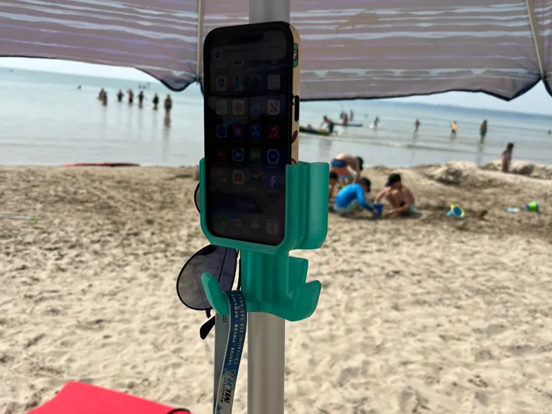 Phone & Sungrasses stand for Tommy Bahama Umbrella