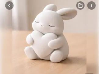 coniglio stampato 3d versione grande 