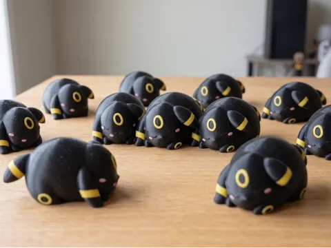 Modelo para impresión 3D: Chubby Umbreon eeveelution Pokémon toy — referencia de MakerWorld