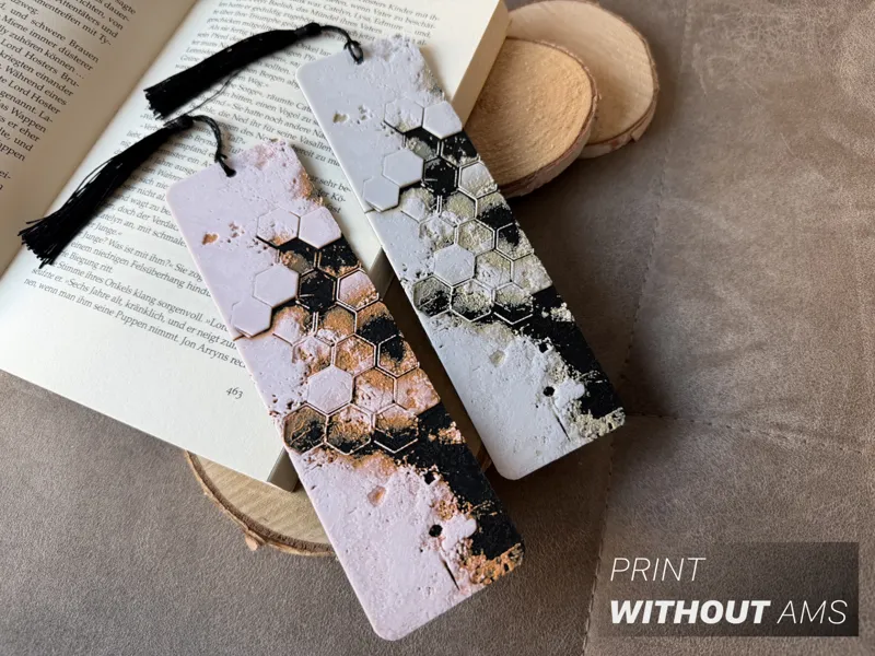 Hexagon Art - Bookmark