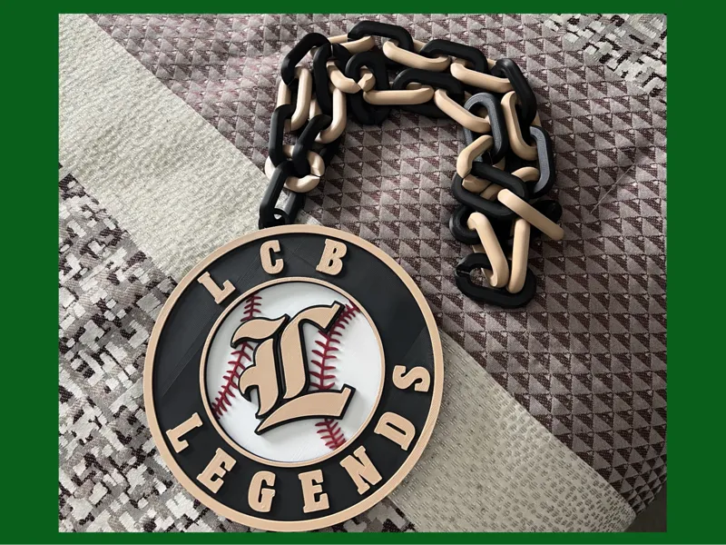 LCB Legends Baseball - Oversized Chain Necklace