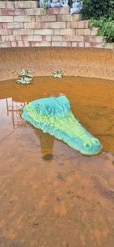 Modelo para impresión 3D: Pooligator (schwimmender Alligator Kopf) — vista de referencia 4