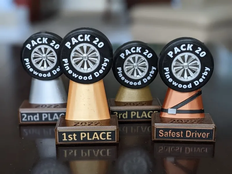 Pinewood Derby Trophies