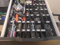 Boîtes chanfreinées pour tiroirs IKEA Alex — photo 1