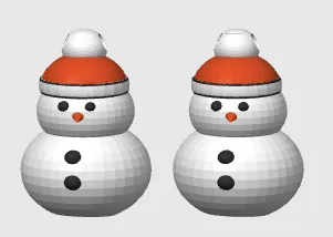 Weihnachts-Schneeman Ohrringe view 4