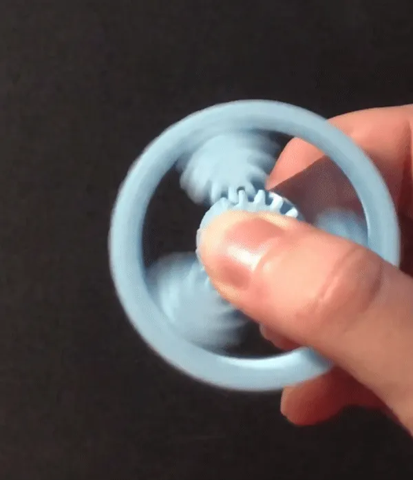 Planetary Fidget Toy with bumps view 2