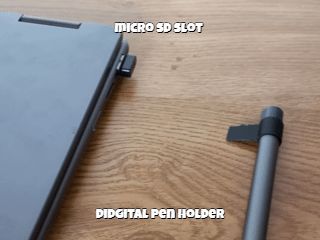 micro sd slot digital pen holder
