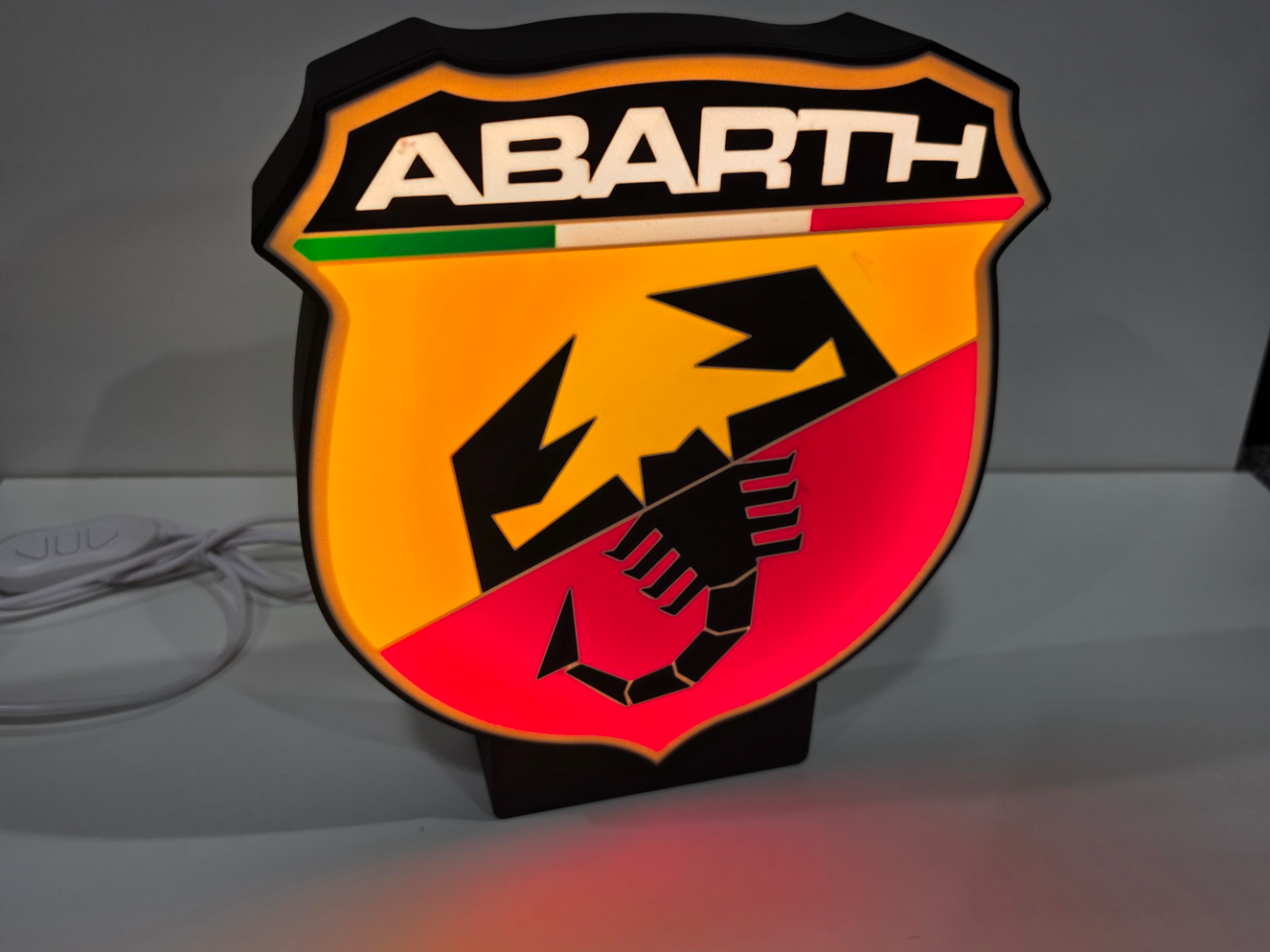 Abarth logo lightbox