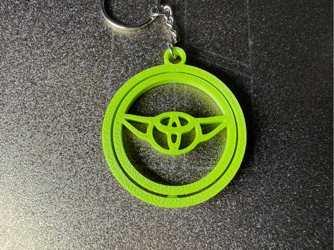 Toyoda Spinning Keychain