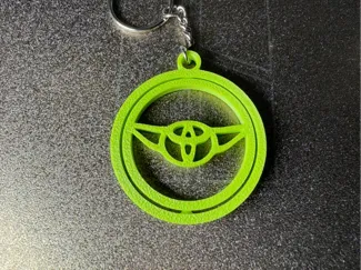 Toyoda Spinning Keychain