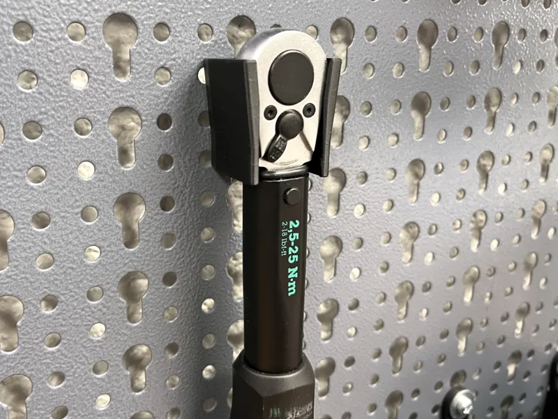 Wera Click-Torque A5 A6 holder for Kupper pegboard