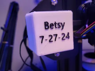 Ender 3 V2 QR code cover