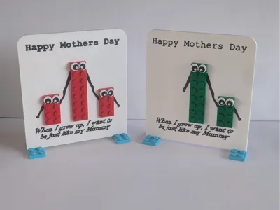 Mothers Day Card I want to grow up to be like you 
