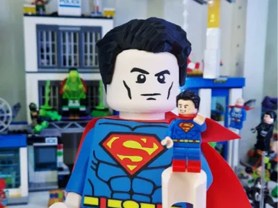 Minifigure 22cm hair change 