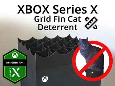 Grid Fin Cat Deterrent for Xbox Series X