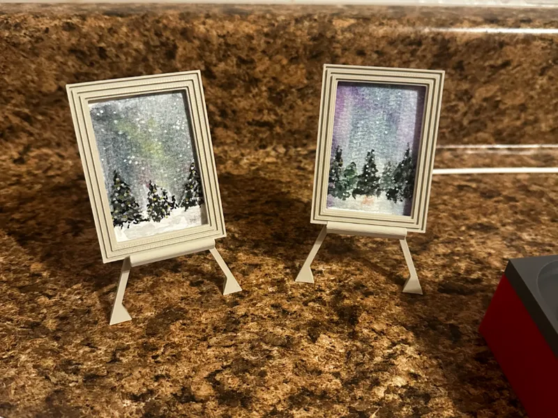 Mini Print In Place Easel with Mini Frame