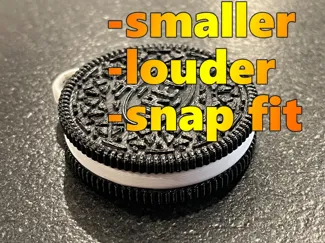 Oreo AirTag keychain remodeled